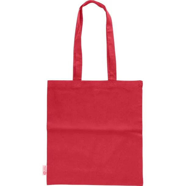  Cotton shopping bag red