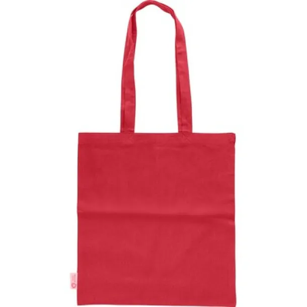  Cotton shopping bag red