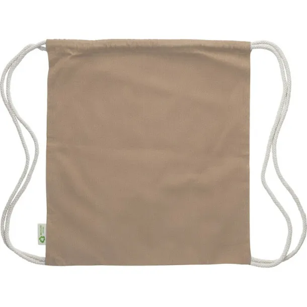  Cotton drawstring bag khaki