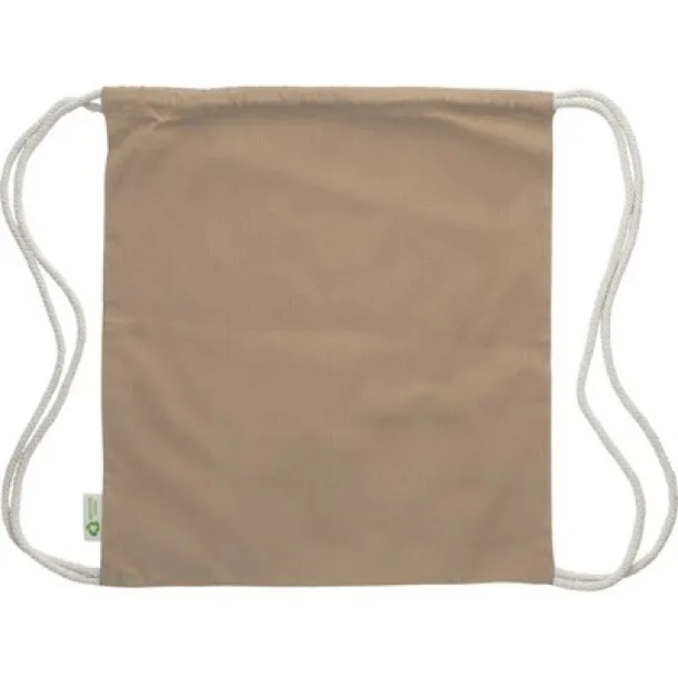  Cotton drawstring bag khaki