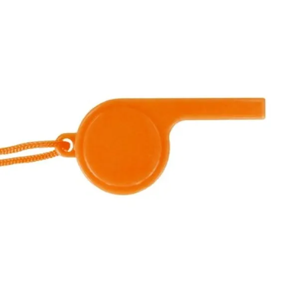  Whistle with neck cord orange