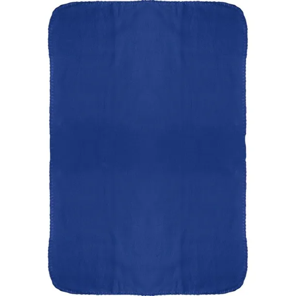  Plush teddy bear with blanket cobalt blue