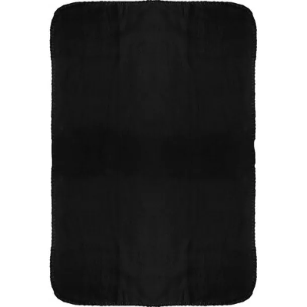  Plush teddy bear with blanket black