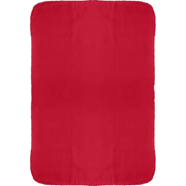  Plush teddy bear with blanket red