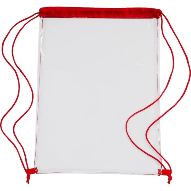  Drawstring bag red