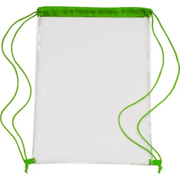  Drawstring bag light green