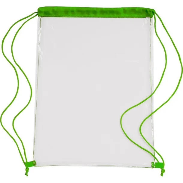  Drawstring bag light green