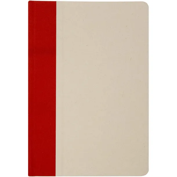 Liliana A5 sugar cane paper hard cover notebook Brick
