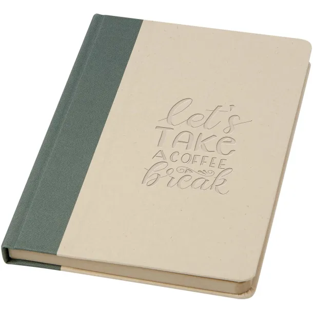 Liliana A5 notes od papira od šećerne trske Heather green