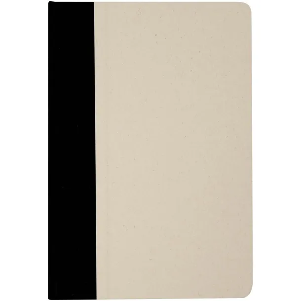 Liliana A5 notes od papira od šećerne trske Solid black