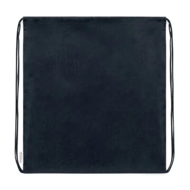  Organic cotton drawstring bag black