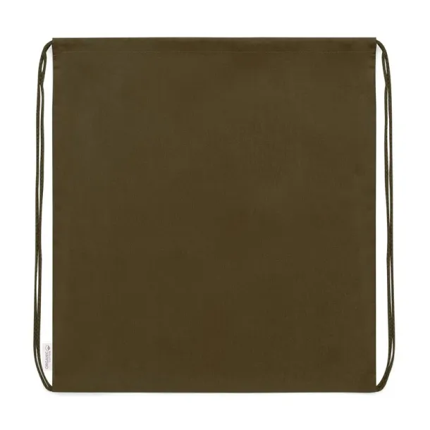  Organic cotton drawstring bag brown
