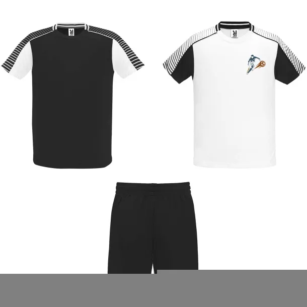 Juve unisex sportski komplet - Roly Bijela Crna