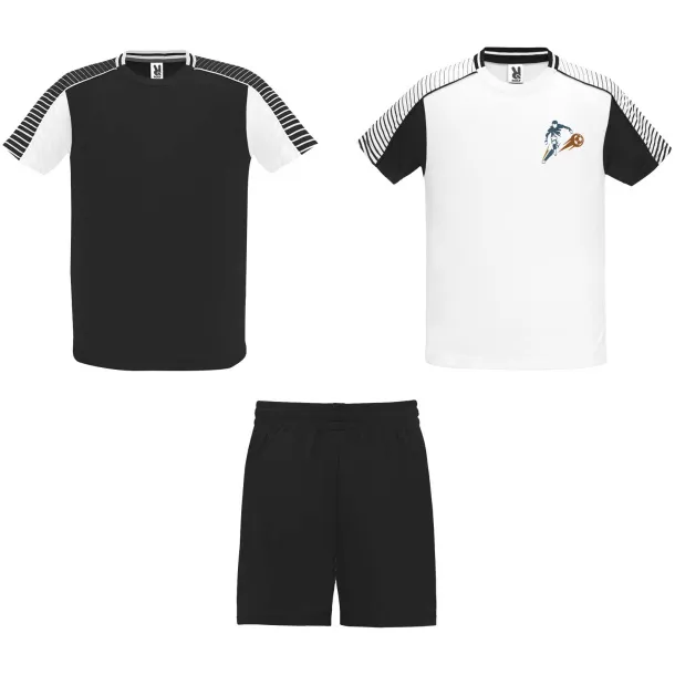 Juve unisex sportski komplet - Roly Bijela Solid black