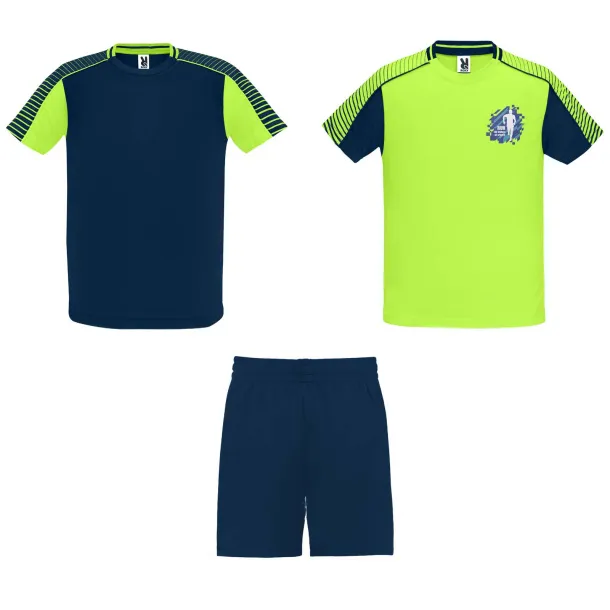Juve unisex sportski komplet - Roly Fluor Green Navy Blue