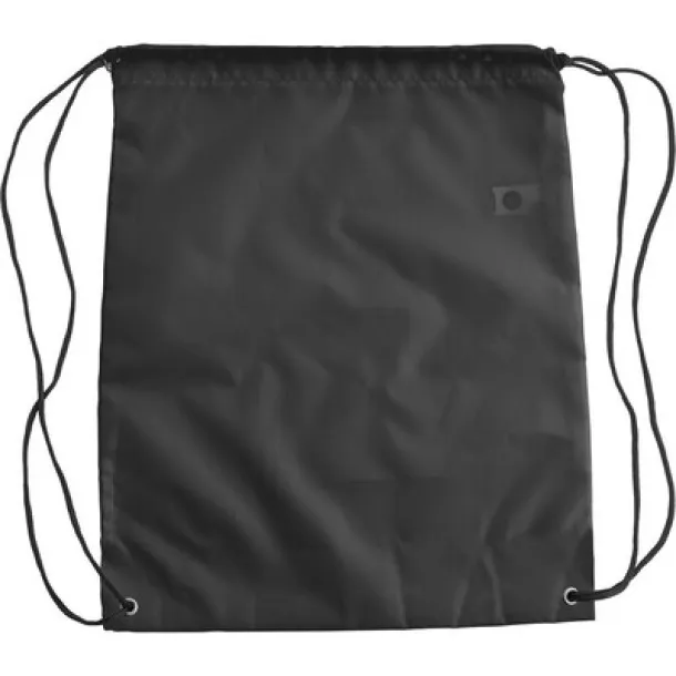  RPET drawstring bag Crna