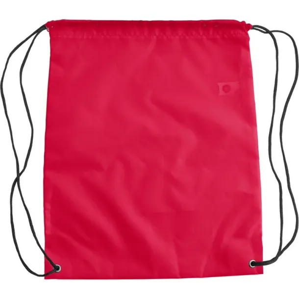  RPET drawstring bag Crvena