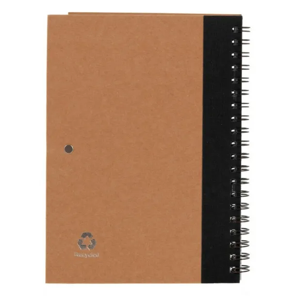  Notes s kemijskom olovkom, cca A5 Crna