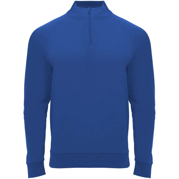 Epiro unisex trenirka s dugim rukavima i kratkim patentnim zatvaračem, 200 g/m² - Roly Kraljevski plava