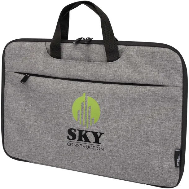 Libra 2-u-1 GRS reciklirana torba za 14” laptop, 3L Heather grey