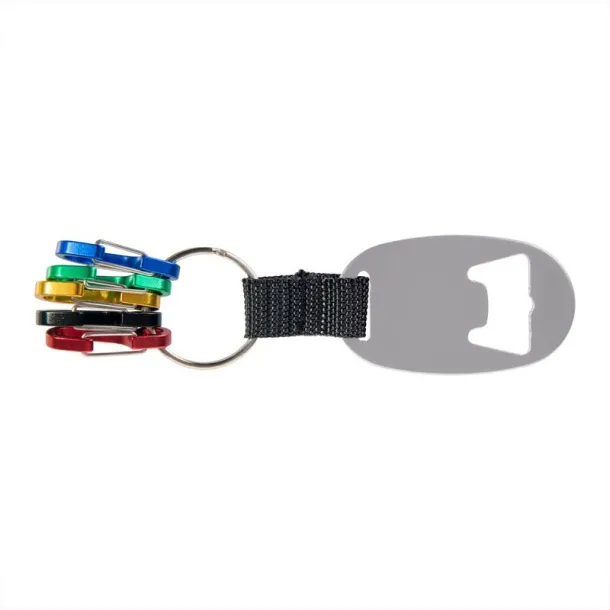  Keyring, bottle opener silver