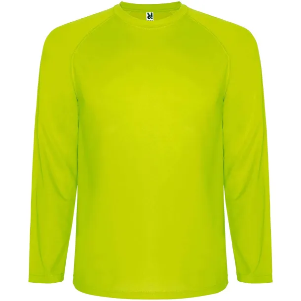 Montecarlo dječja sportska majica dugih rukava - Roly Fluor Yellow