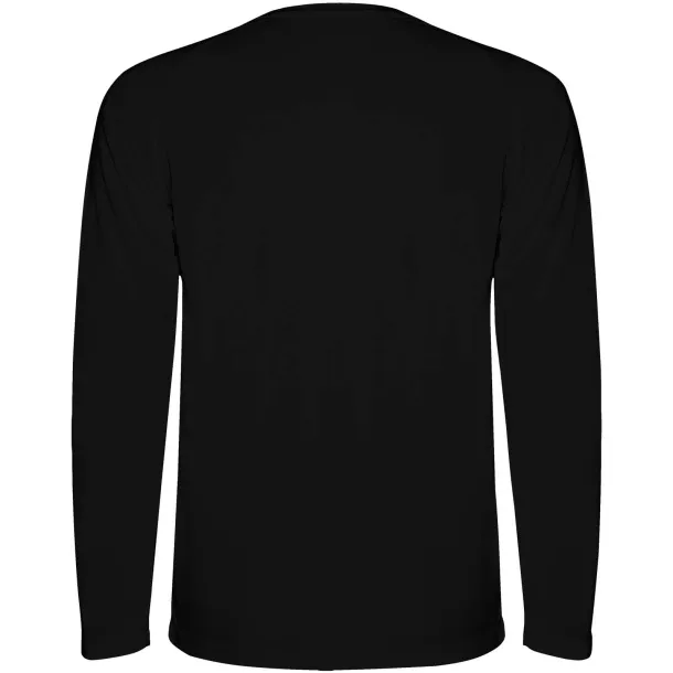 Montecarlo dječja sportska majica dugih rukava - Roly Solid black