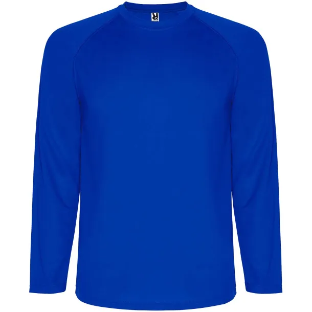 Montecarlo long sleeve kids sports t-shirt - Roly Blue