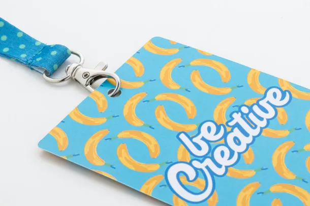 Entry custom paper badge White