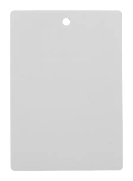 Entry custom paper badge White