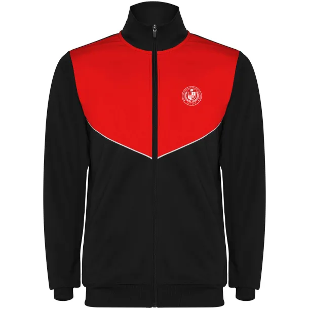 Evans kids tracksuit - Roly Solid black Red