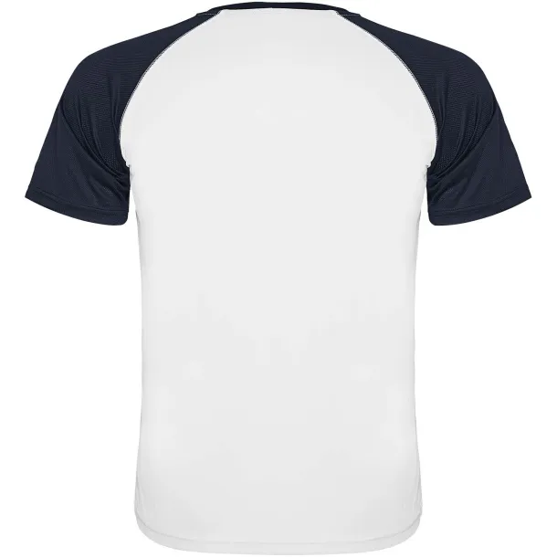 Indianapolis unisex sportska majica kratkih rukava - Roly Bijela Navy Blue