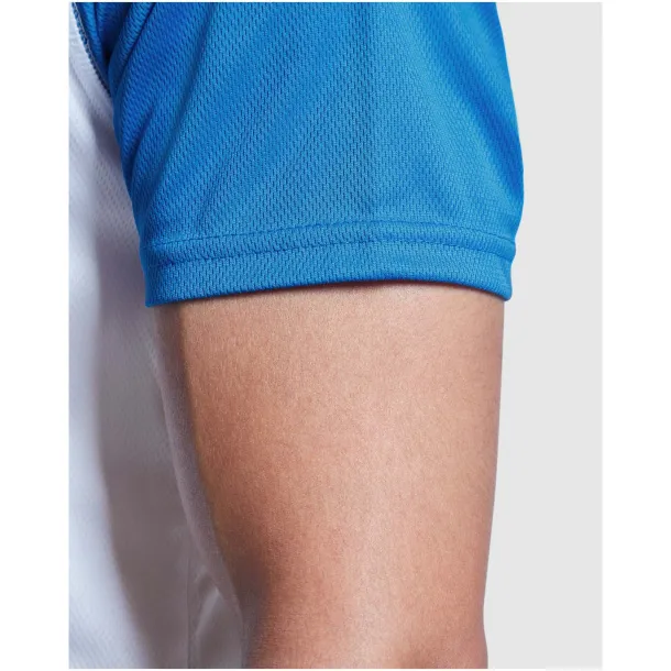 Indianapolis unisex sportska majica kratkih rukava - Roly Bijela Crna