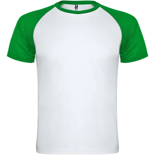 Indianapolis unisex sportska majica kratkih rukava - Roly Bijela Fern green