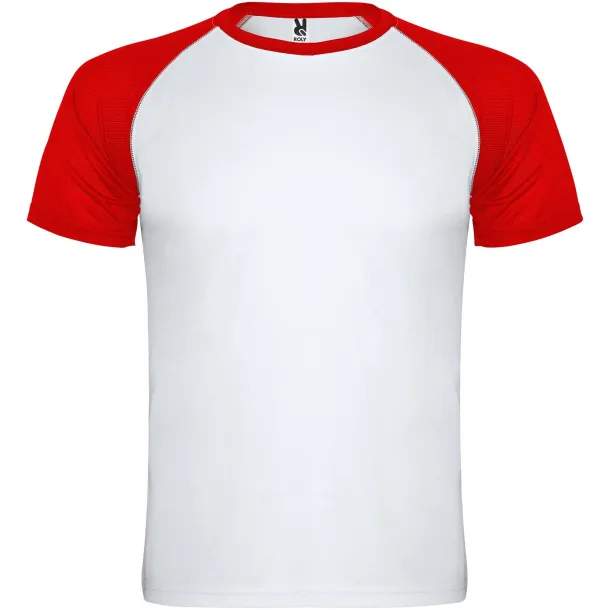 Indianapolis unisex sportska majica kratkih rukava - Roly Bijela Crvena