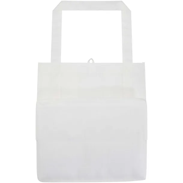Liberty GRS recycled non-woven bottom board tote bag 29L White