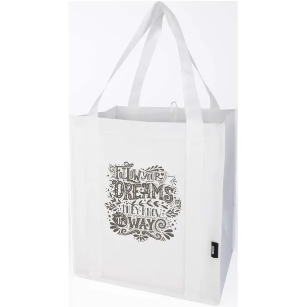 Liberty GRS recycled non-woven bottom board tote bag 29L White