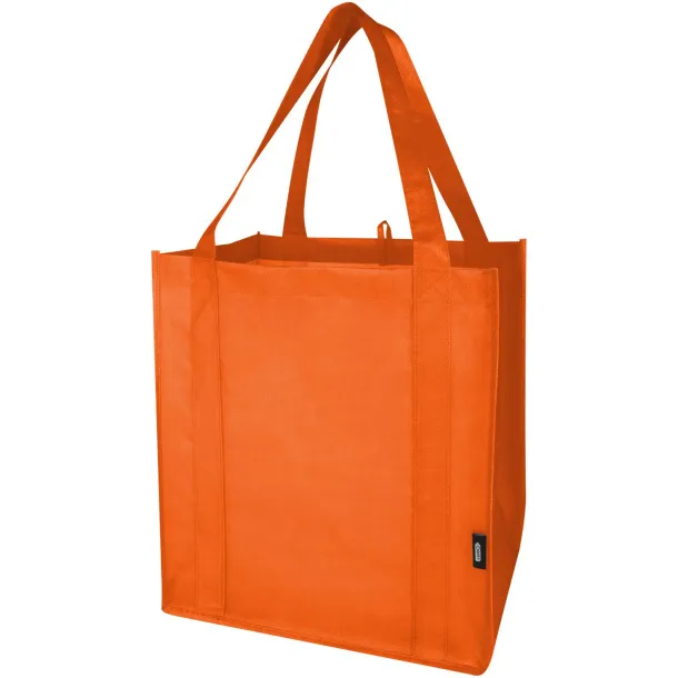 Liberty GRS recycled non-woven bottom board tote bag 29L Orange