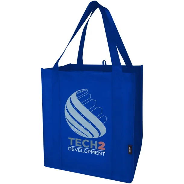 Liberty GRS recycled non-woven bottom board tote bag 29L Royal blue