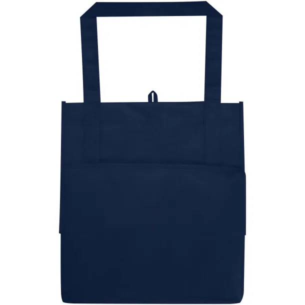Liberty GRS recycled non-woven bottom board tote bag 29L Navy Blue