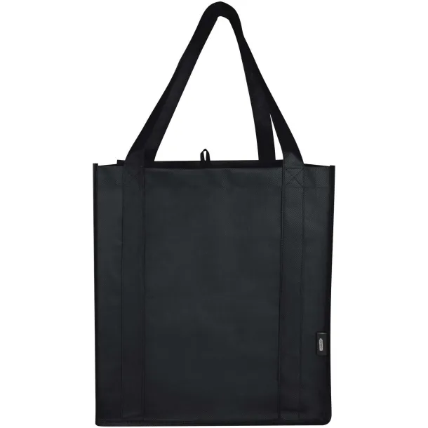 Liberty GRS recycled non-woven bottom board tote bag 29L Crna
