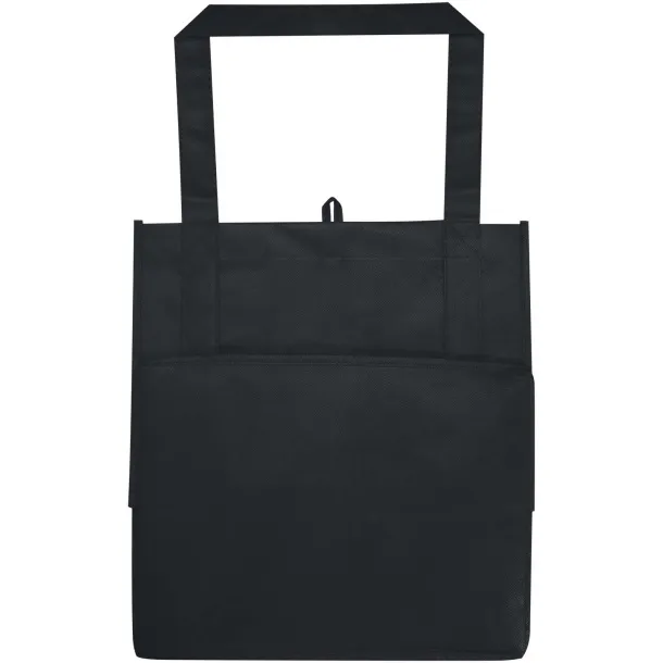 Liberty GRS recycled non-woven bottom board tote bag 29L Crna