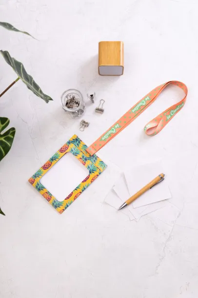 Subyard Badge custom sublimation lanyard White