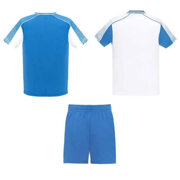 Juve kids sports set - Roly White Royal blue