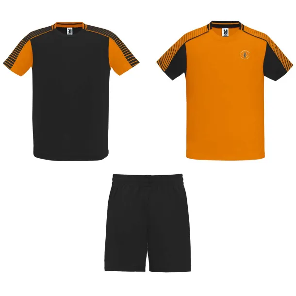 Juve dječji sportski komplet - Roly Narančasta Solid black