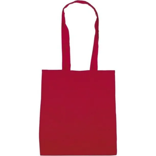  Cotton shopping bag 120 g/m2 red