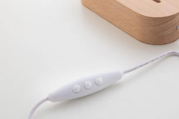 Woodify LED light trophy, pentagon Transparent Natural