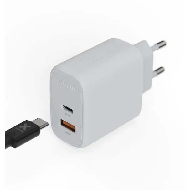 Xtorm XEC067 GaN² Ultra punjač za zidnu utičnicu, 67W - Xtorm Bijela