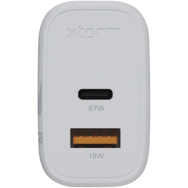 Xtorm XEC067 GaN² Ultra punjač za zidnu utičnicu, 67W - Xtorm Bijela