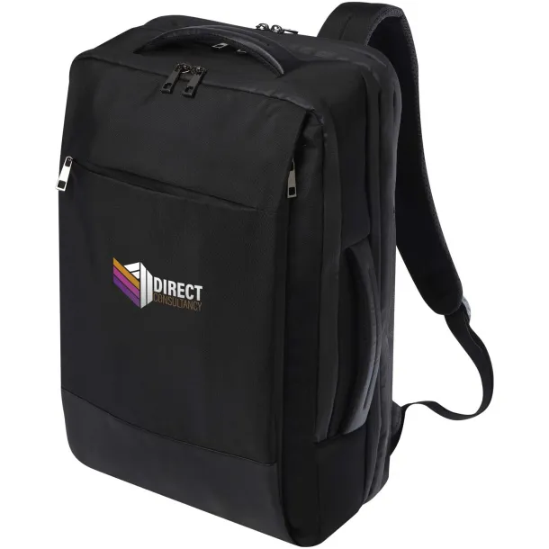 Expedition Pro GRS reciklirani proširivi ruksak za 17" laptop, 35L Solid black